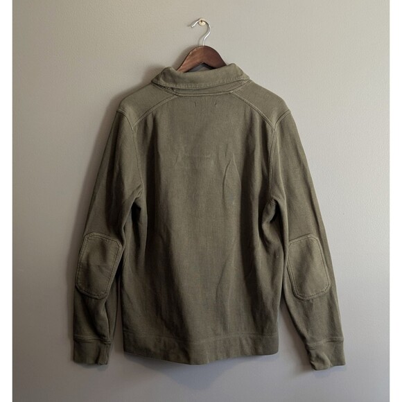 Banana Republic Size Medium Shawl Collar Sweater Mens Olive Green Pullover M - Picture 5 of 5